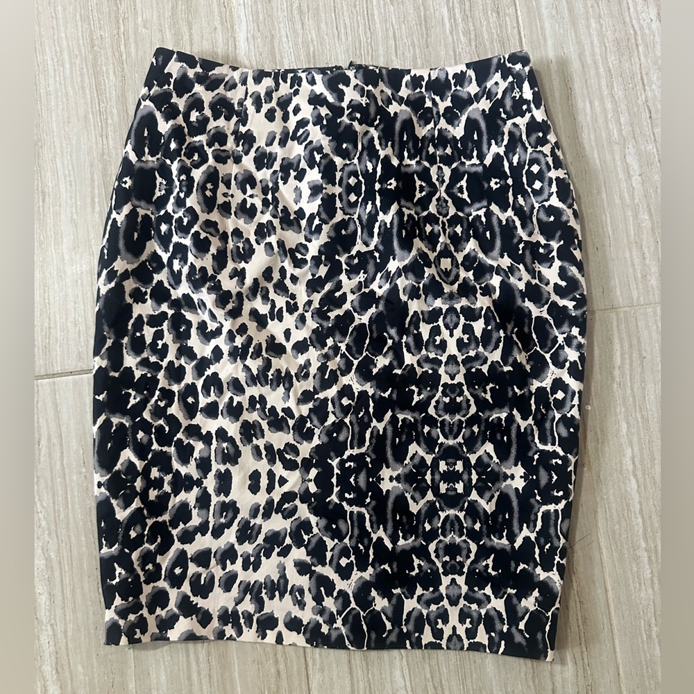 Mossimo Supply Co. Black and Cream Pencil Skirt